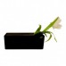 Earthenware vase gloss Black