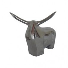  Moneybox Bull aluminum  Bob design woonaccessoires