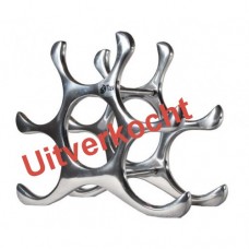 Aluminium Wine Rack for 6 bottles of wine