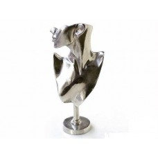 Female Mannequin Bust Raw Nickel Diga Colmore Woonaccessoires