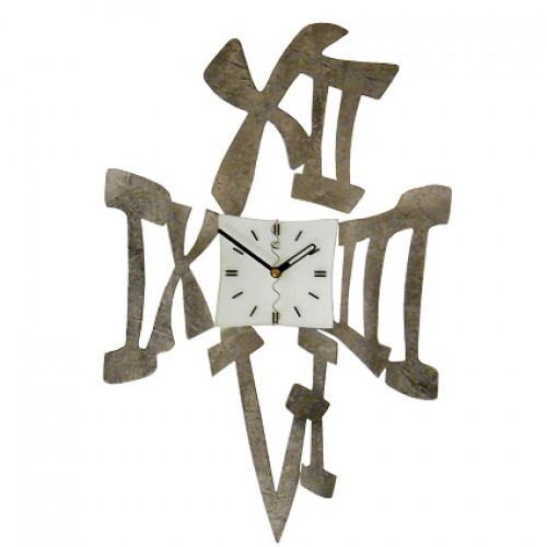 Roma Wandklok Zilver Gemarmerd Tav Design Woonaccessoires Roma Wandklok Zilver Gemarmerd Tav Design Woonaccessoires