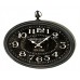 Grand Central Station Wall Clock Black