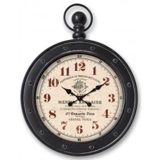Wall Clock black Grasse Paris