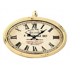 Wall Clock Cabernet Sauvignon black metal