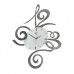Fredo silver marbled Wall Clock Tav Design woonaccessoires