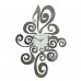 Lazio silver marbled Wall Clock Tav Design Woonaccessoires